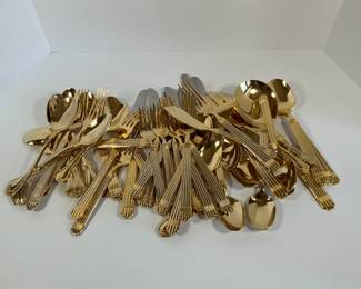 Gold Plated Flatware