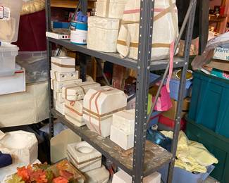 Large collection of Ceramic molds. 