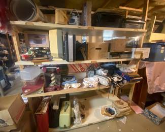 Sewing machines to skates and vintage bowling ball and shoes