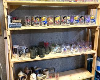 Various McDonalds and sports collection of glassware 