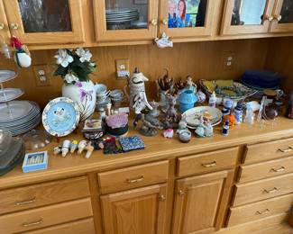 Lots of holiday decor items