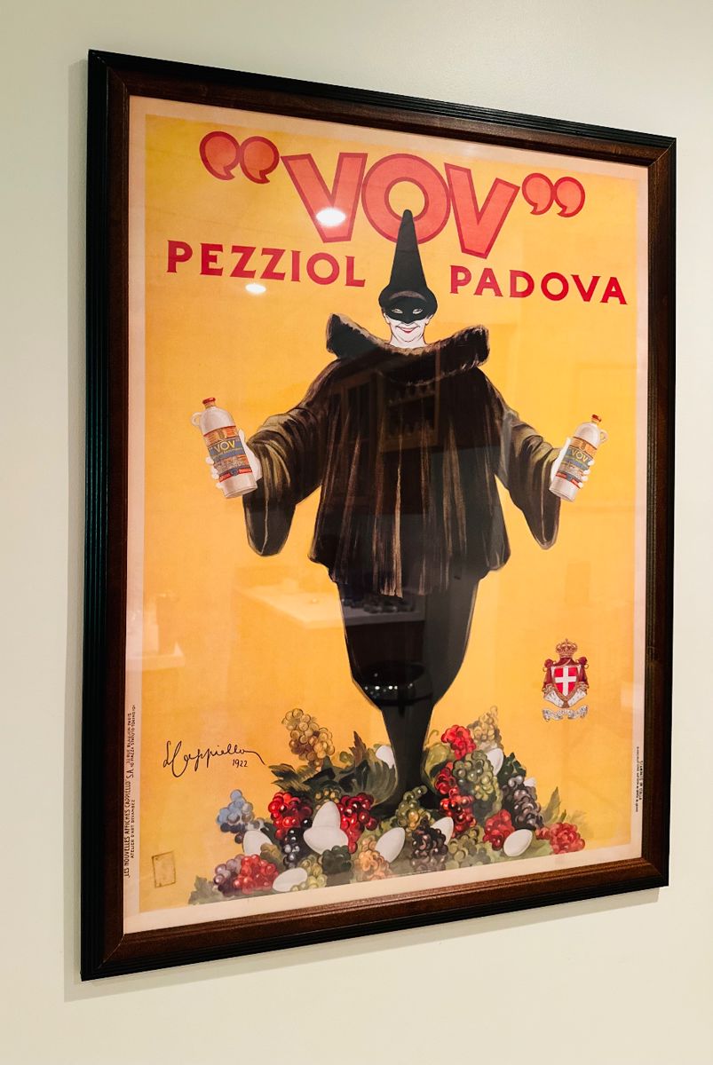 "VOV"  1922 Leonetto Cappiello Framed Art Printv 28x36