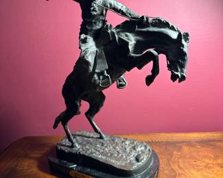 Bronco Buster by Frederic Remington 