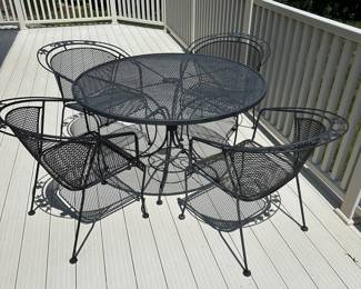 Metal Patio Table & Chairs 
