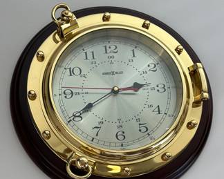 Porthole Clock , Howard Miller 