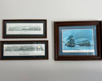 Large Selection of Train Art 