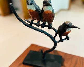 Bronze Bird Sculpture 