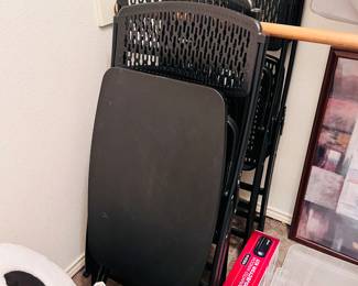 New Costco Folding chairs, and table set