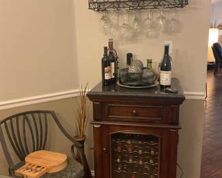 High-end granite/wood Wine Fridge