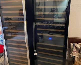 Wine Enthusiast 166-Bottle Dual Zone Wine Cellar, N'Finity Wine Enthusiast Cooler