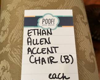 Ethan Allen Accent Chair (B)