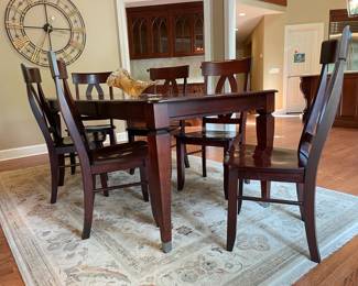John Thomas Verona Dining Set, Murano Style Blown Glass Bowl
