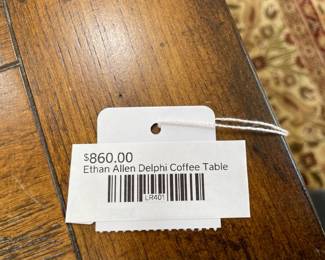 Ethan Allen Delphi Coffee Table
