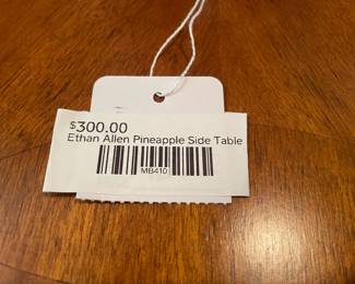 Ethan Allen Pineapple Side Table