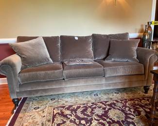 Ethan Allen Hastings Sofa (BL), Ethan Allen Lahore Rug