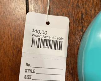 Wood Accent Table