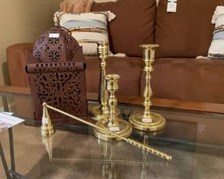 Baldwin Candlesticks, Candle Snuffer
