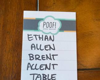 Ethan Allen Brent Accent Table