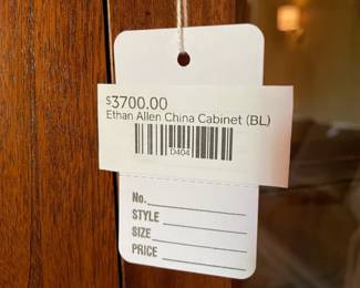 Ethan Allen China Cabinet (BL)