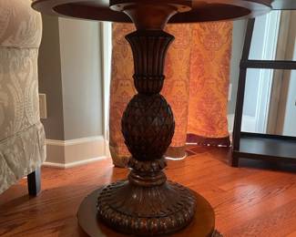 Ethan Allen Pineapple Side Table