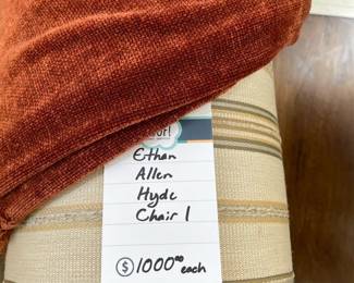 Ethan Allen Hyde chairs, Throw Blanket