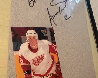 Signed Red Wing Photos