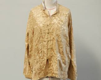 100% Silk Gobi Mens Traditional Chinese Tang Jacket with Mandarin Collar