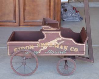 Antique Gidon-Sherman "Grey Hound" Painted Wagon