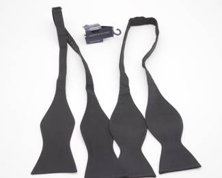 Pair Of Tommy Hilfiger Black Bow Ties