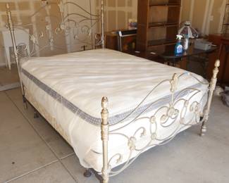 Queen Sized Bed Frame with Winkbeds Plus Queen Sized Bed and Box Spring