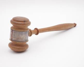 Vintage "The Order of DeMolay" Commemorative Gavel c.1947