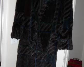 Colorful Dyed Mink Coat