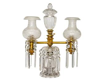 133  19TH CENTURY BROOKS  CO. ARGAND LAMP LONDON