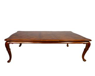 112  THOMASVILLE DINING TABLE WITH 2 LEAVES