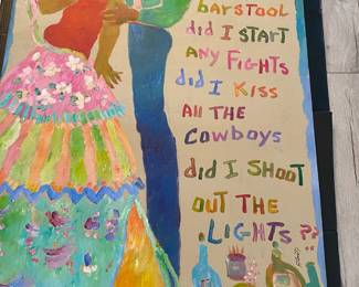 #18 "Jose Cuervo" - Frantic - Ann Roberts Morley (1936-2009)