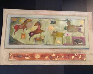 #27 'Mythological Animals" Frantic - Ann Roberts Morley (1936-2009)