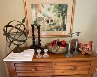 Heavy Sun dial and Home Decor.