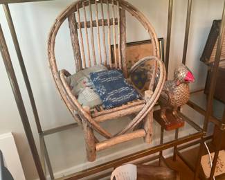 Mini Chair and Chicken