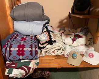 Blankets, hats