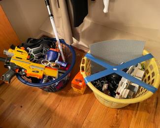 Nerf guns, Star Wars Lego's

