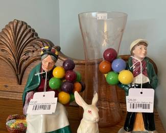 Royal Doulton Old Balloon Seller, Royal Doulton Balloon Boy
