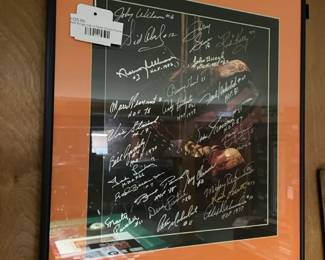 Red Wings Hall of Fame Greats Framed Signatures