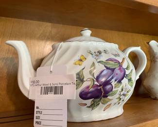 VTG Arthur Wood & Sons Porcelain Teapot