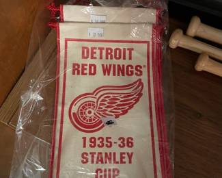 Detroit Red Wings 1935-36 Stanley Cup Champions Flags