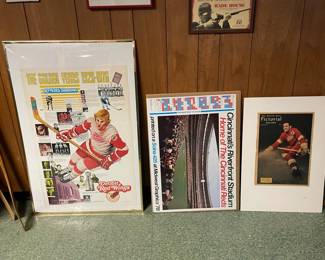 Red Wings The golden years framed poster, Cincinnati's Riverfront Stadium poster