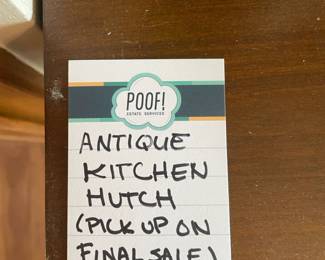 Antique Kitchen Hutch