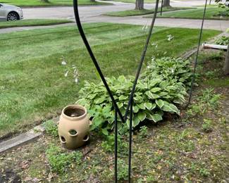 Metal Heart Shaped Garden Stake