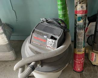 Sears Craftsman wet dry vac, Easy Gardener burlap
Vigoro landscape fabric
