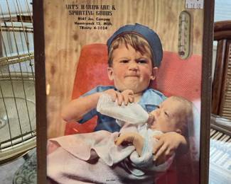 Art's Hardware and Sporting Goods Hamtramck framed thermometer picture