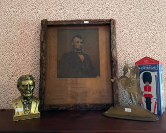 Abraham Lincoln Bank,  Abraham Lincoln Framed Parchment
